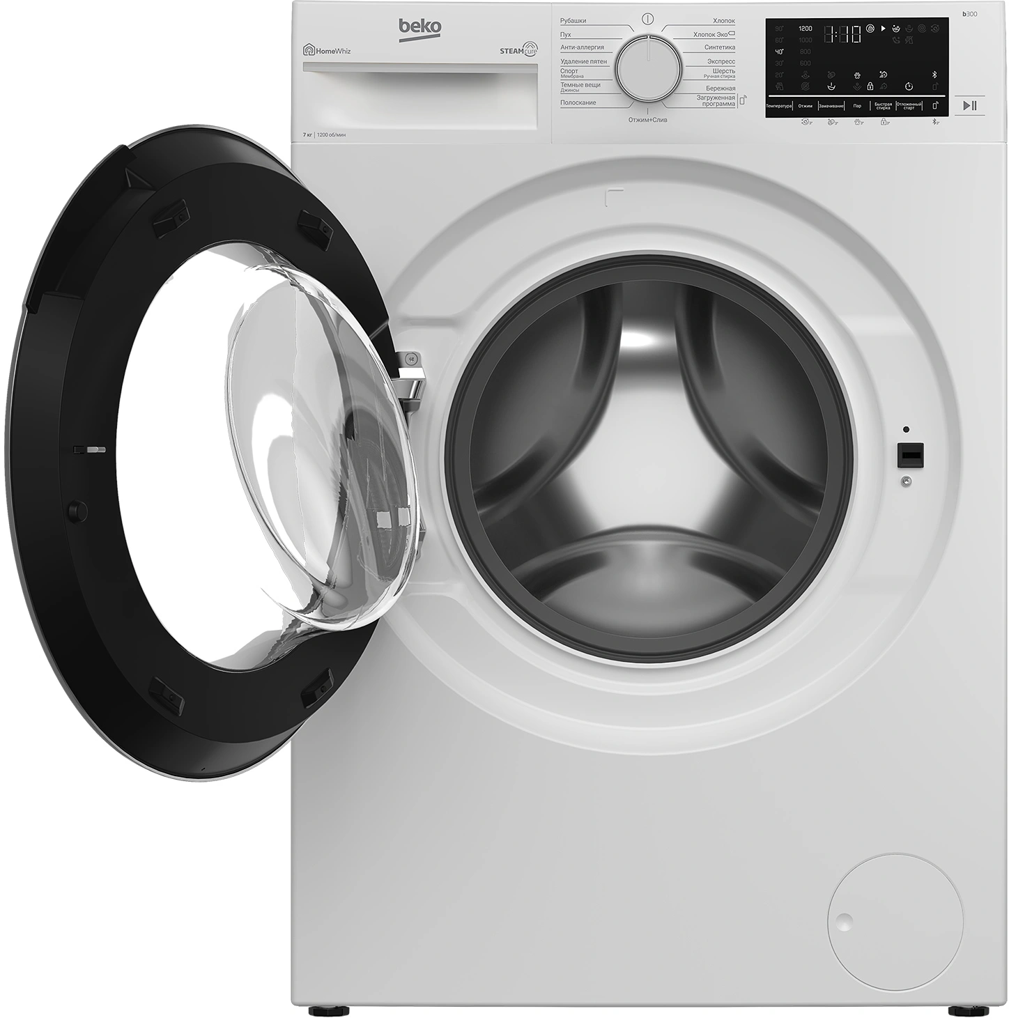 Стиральная машина Beko B3WFR572WW класс: A загр.фронтальная макс.:7кг белый — миниатюра 3