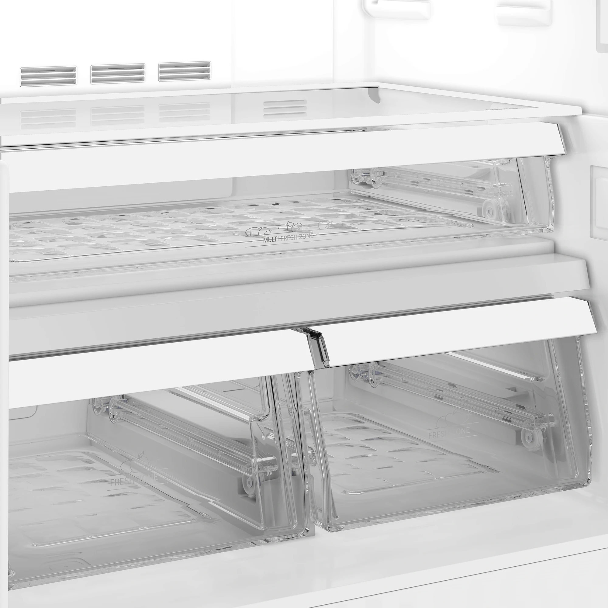 Холодильник Hotpoint HFP4 480I X 3-хкамерн. нержавеющая сталь/серебристый инвертер — миниатюра 7