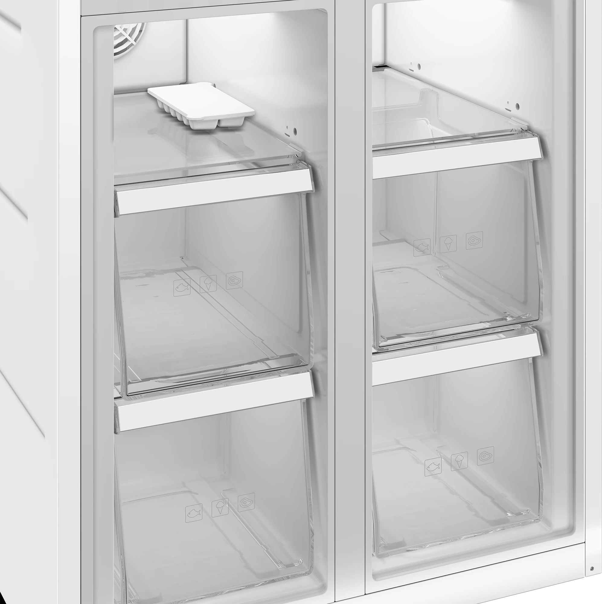Холодильник Hotpoint HFP4 480I X 3-хкамерн. нержавеющая сталь/серебристый инвертер — миниатюра 8