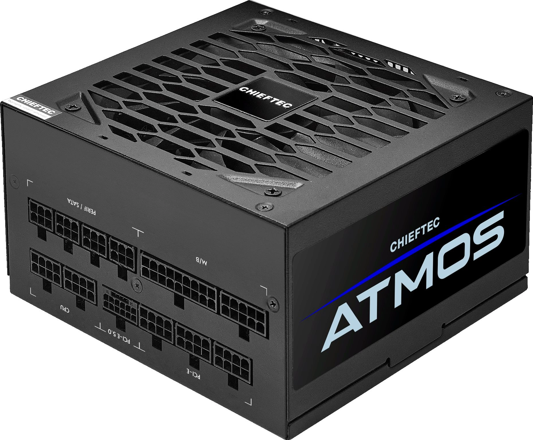 Блок питания Chieftec ATX 850W Atmos CPX-850FC 80+ gold (20+4pin) APFC 120mm fan 9xSATA Cab Manag RTL — фото 1