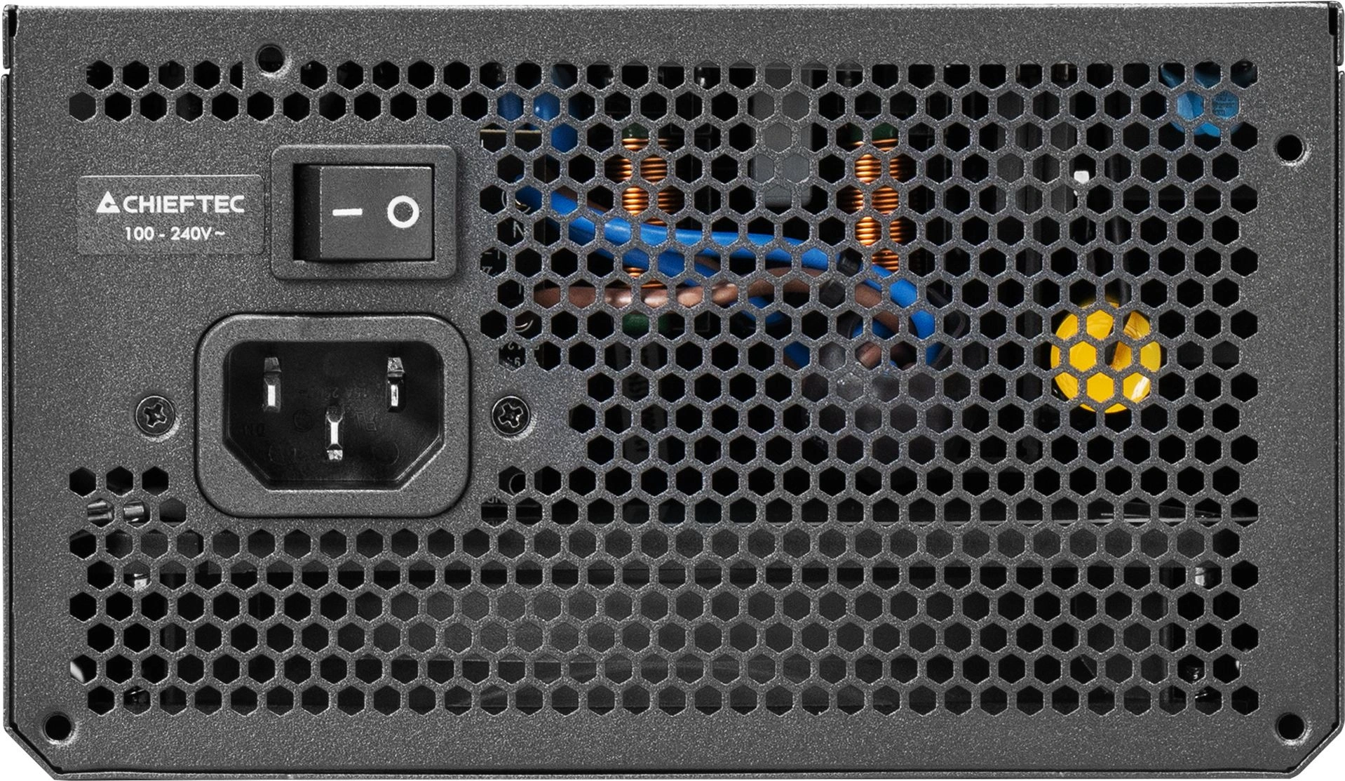 Блок питания Chieftec ATX 750W Vega PPG-750-S 80+ gold (20+4pin) APFC 135mm fan 6xSATA RTL — миниатюра 4