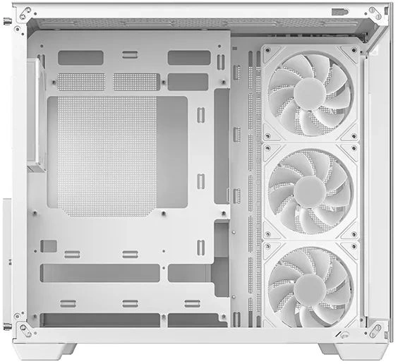 Корпус Deepcool CG530 4F белый без БП ATX 6x120mm 4x140mm 1xUSB3.0 audio bott PSU — миниатюра 4