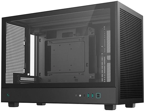 Корпус Deepcool CH260 черный без БП mATX 6x120mm 2x140mm 2xUSB3.0 bott PSU — миниатюра 4