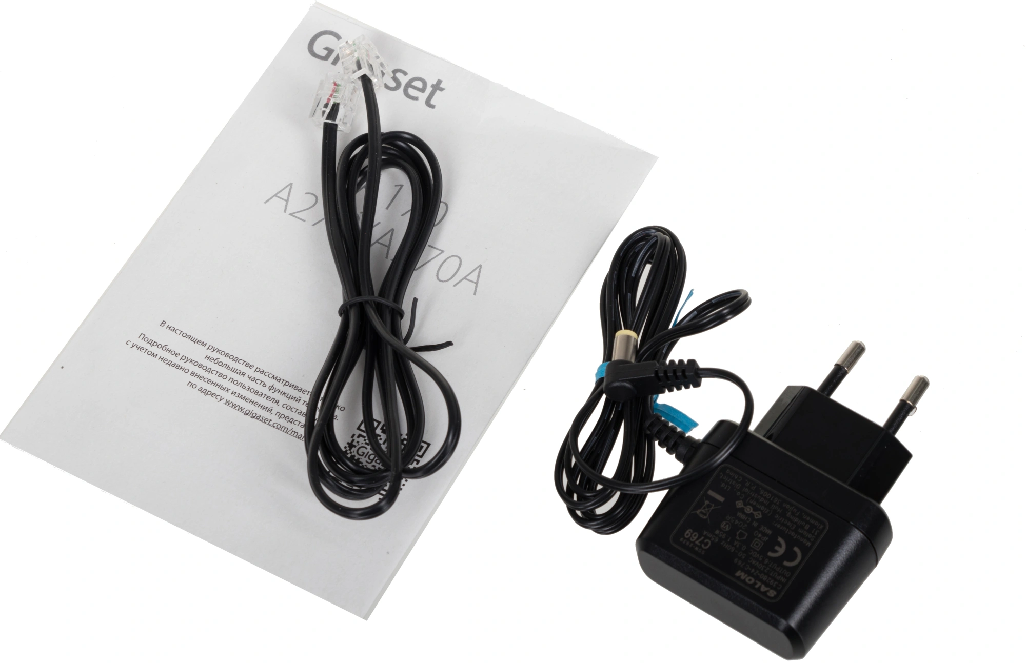 Р/Телефон Dect Gigaset A170 черный АОН — миниатюра 13