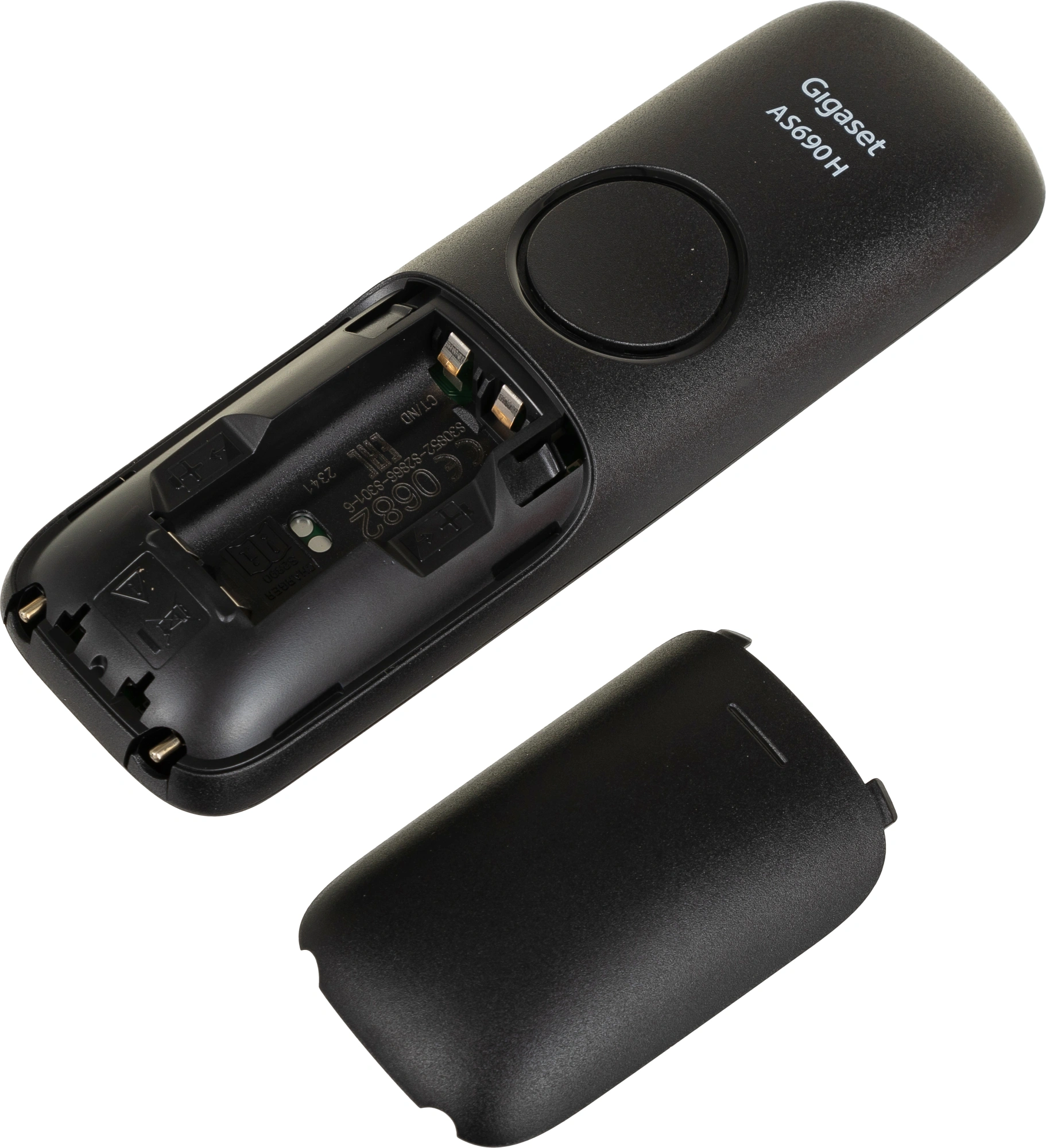 Р/Телефон Dect Gigaset AS690 черный АОН — миниатюра 4
