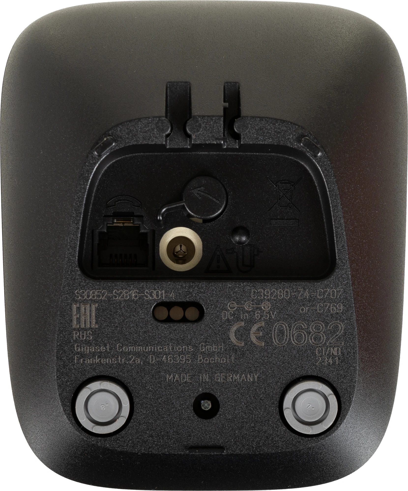 Р/Телефон Dect Gigaset AS690 черный АОН — миниатюра 15