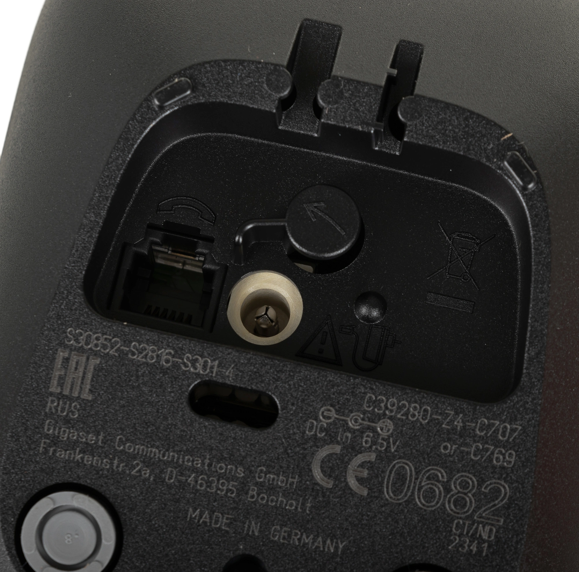 Р/Телефон Dect Gigaset AS690 черный АОН — миниатюра 16