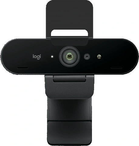 Камера Web Logitech BRIO черный 13Mpix (4096x2160) USB3.0 с микрофоном (960-001725) — миниатюра 3