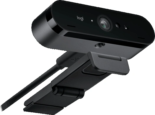 Камера Web Logitech BRIO черный 13Mpix (4096x2160) USB3.0 с микрофоном (960-001725) — миниатюра 4