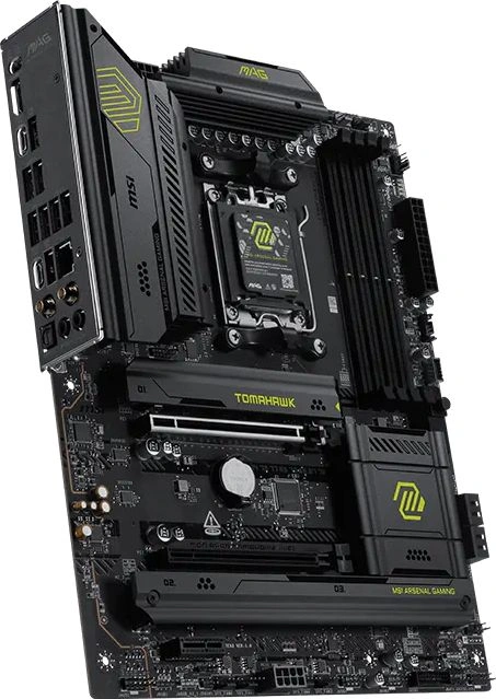 Материнская плата MSI MAG B850 TOMAHAWK WIFI Socket AM5 AMD B850 4xDDR5 ATX AC`97 8ch(7.1) 5Gigabit RAID+HDMI — миниатюра 4