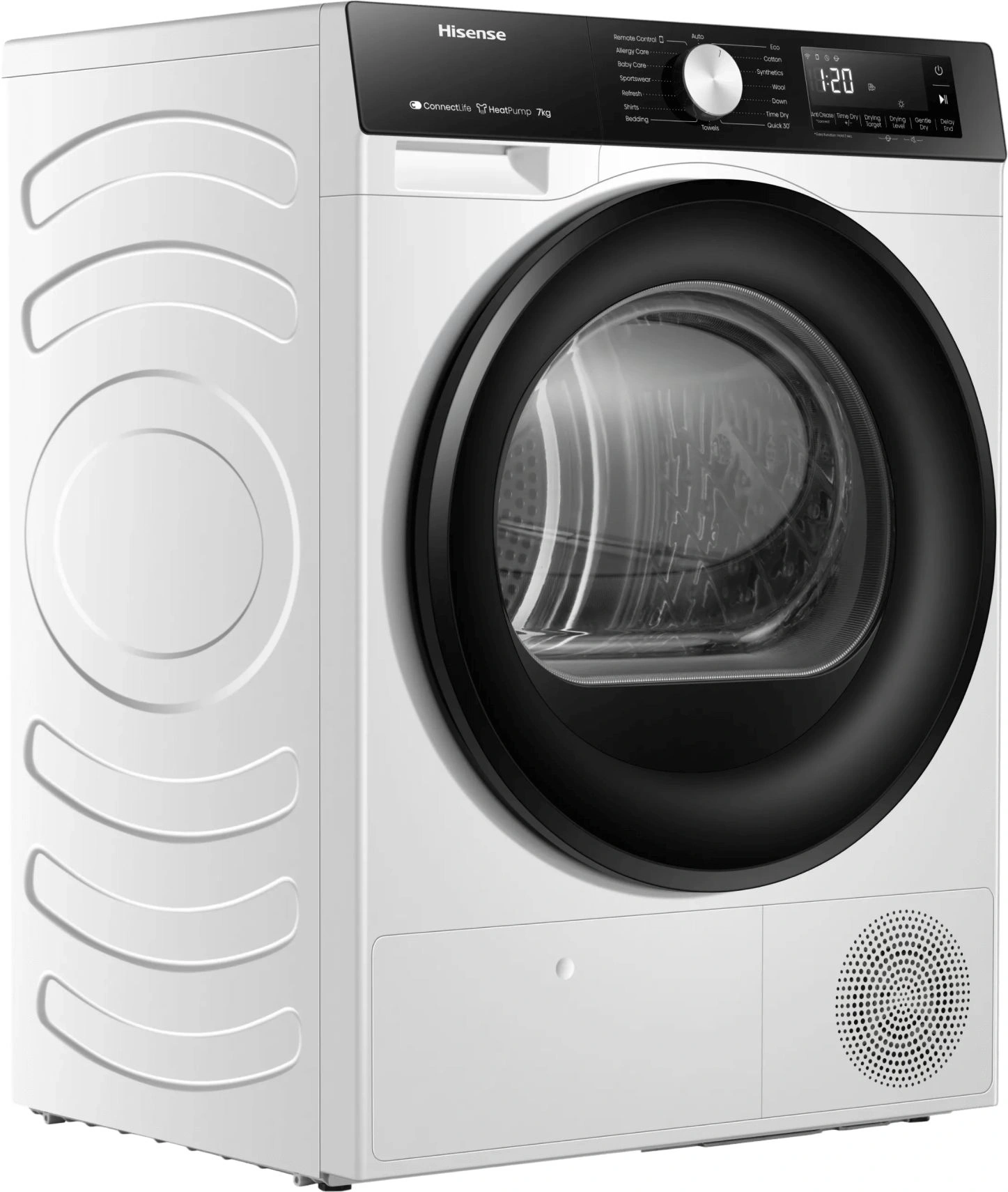 Сушильная машина Hisense DH3S702UWDE пан.англ. кл.энер.:A++ макс.загр.:7кг белый — миниатюра 2