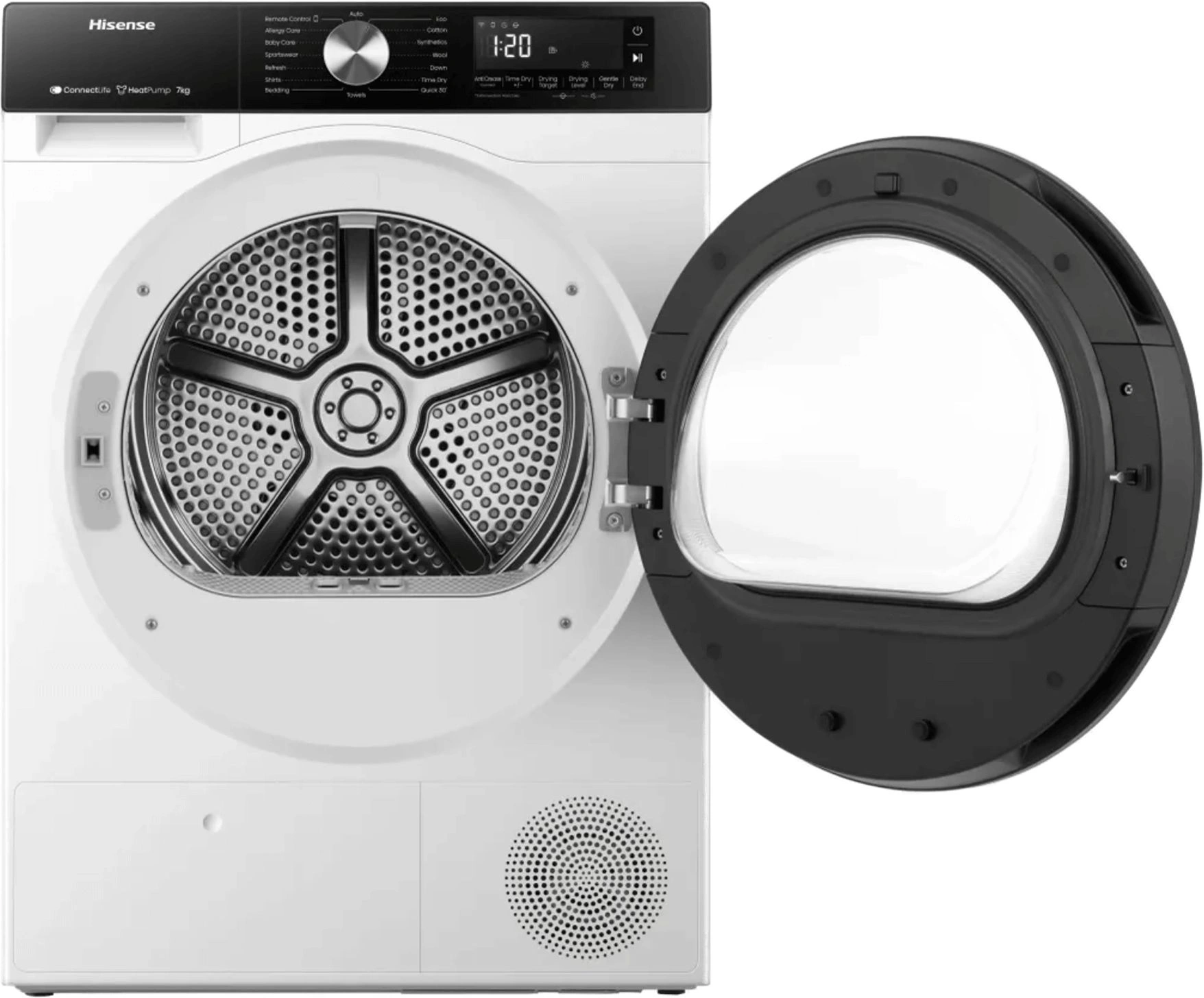 Сушильная машина Hisense DH3S702UWDE пан.англ. кл.энер.:A++ макс.загр.:7кг белый — миниатюра 5