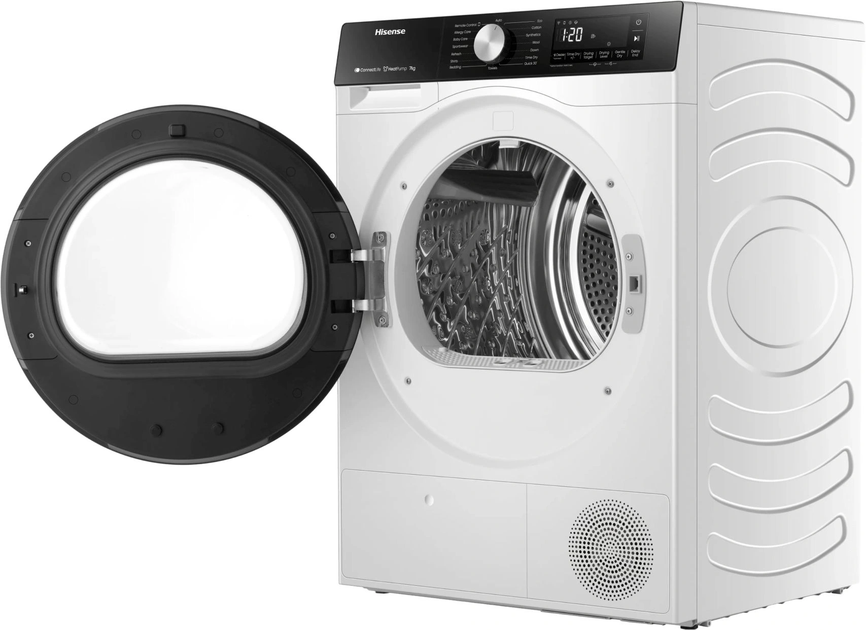 Сушильная машина Hisense DH3S702UWDE пан.англ. кл.энер.:A++ макс.загр.:7кг белый — миниатюра 6