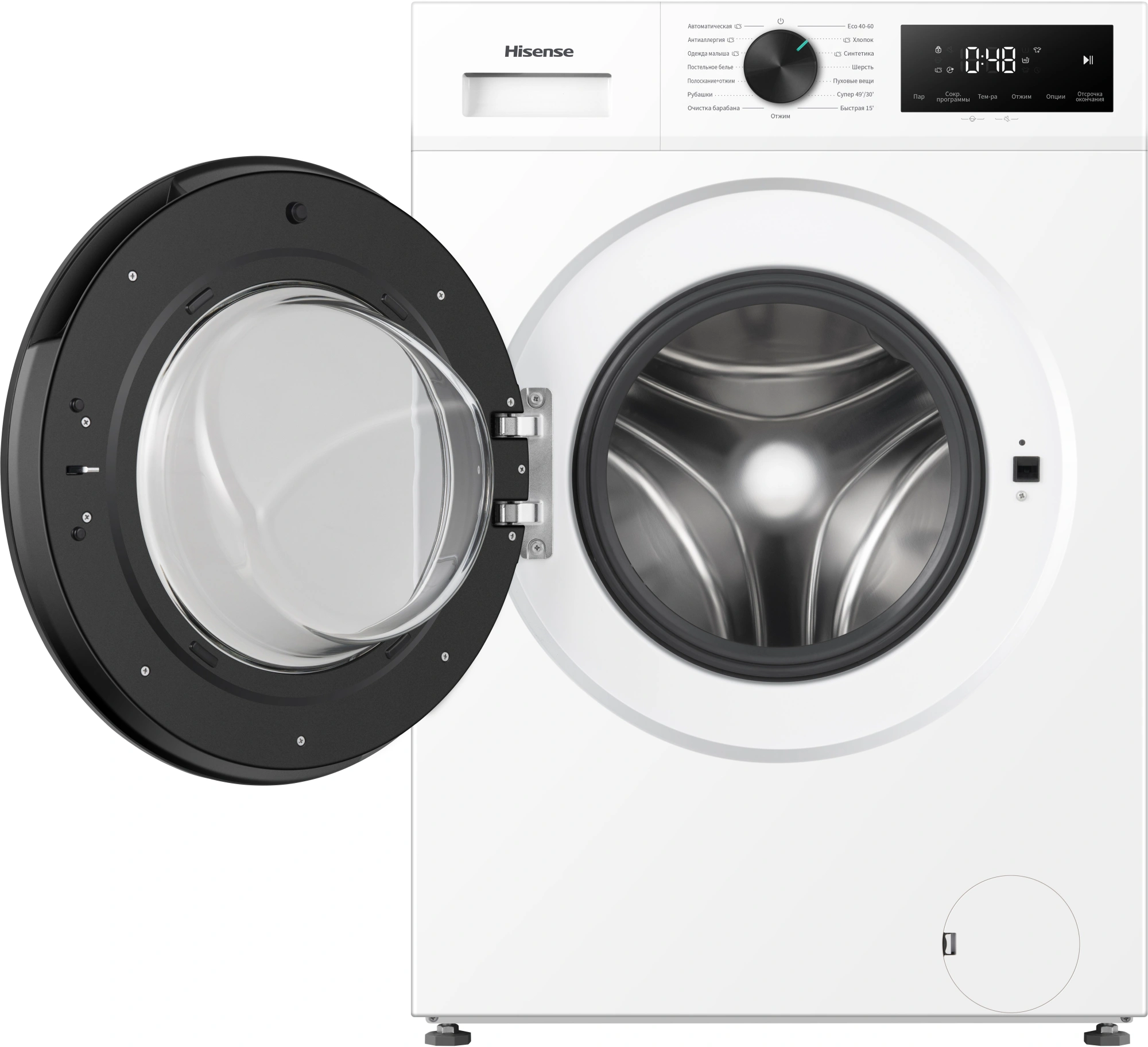 Стиральная машина Hisense WF1I6022BWU/C класс: A+++ загр.фронтальная макс.:6кг белый инвертор — миниатюра 2