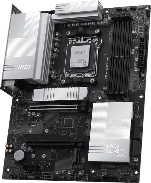 Материнская плата MSI PRO X870E-S EVO WIFI Socket AM5 AMD X870E 4xDDR5 ATX AC`97 8ch(7.1) 5Gigabit RAID+HDMI — миниатюра 4