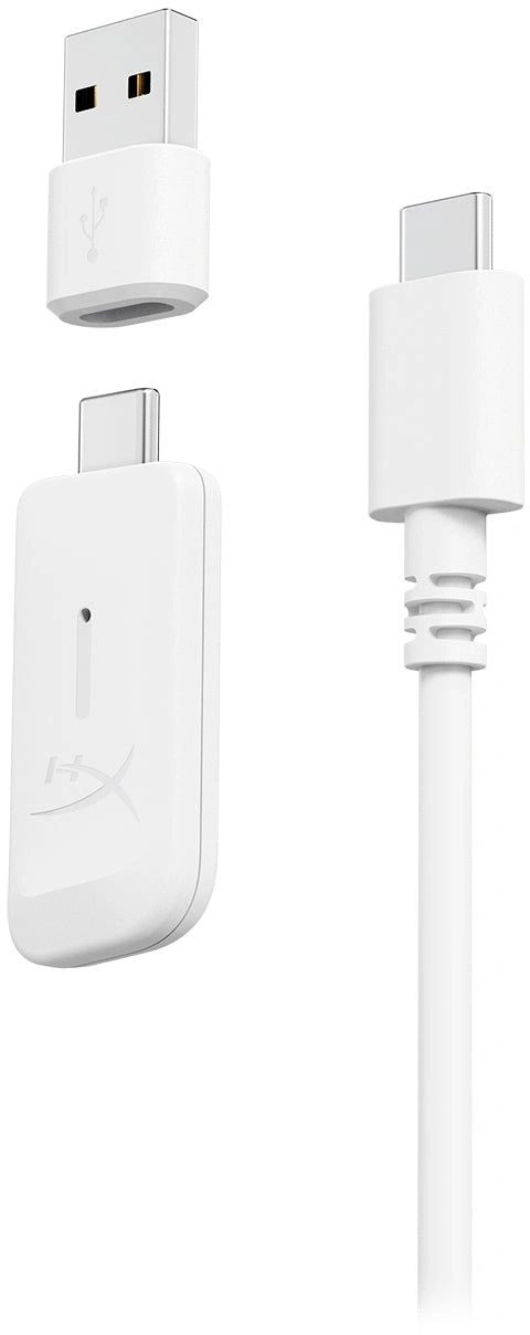 Наушники с микрофоном HyperX Cloud III S Wireless белый 0.5м мониторные BT оголовье (AX6G1AA) — миниатюра 4