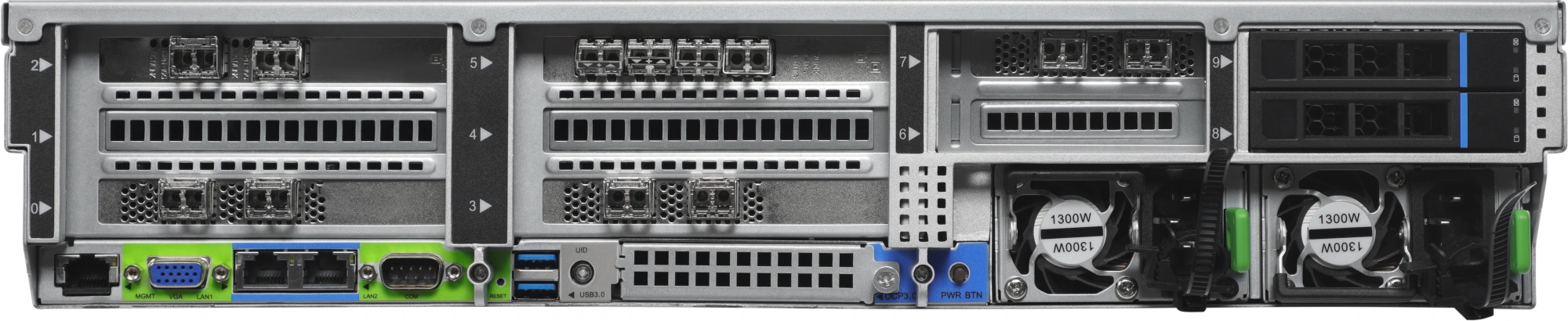 Сервер IRU Rock G2212P 2x6348 2x64Gb 2x480Gb 2.5" SSD SATA 9460-8i AST2500 2P 1G + 2P 25G SFP28 2x1300W w/o OS (2159496) — миниатюра 10