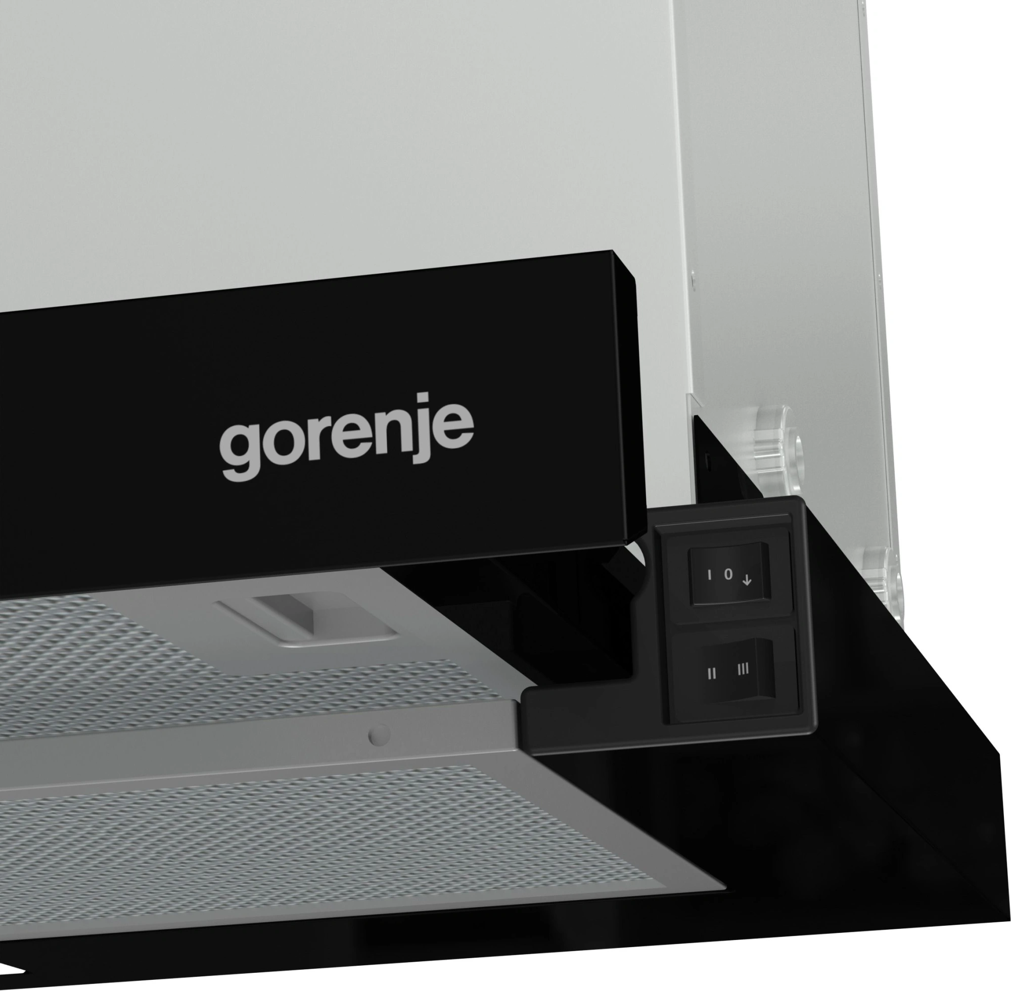 Вытяжка встраиваемая Gorenje TH60E7XB нержавеющая сталь управление: кнопочное (1 мотор) — миниатюра 5