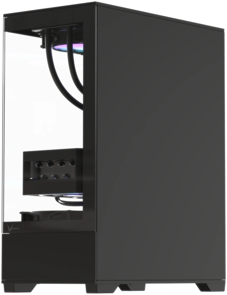 Корпус Formula Crystal Z1 Plus AR V2 черный без БП ATX 3x120mm 2x140mm 1xUSB2.0 1xUSB3.0 audio bott PSU — миниатюра 4
