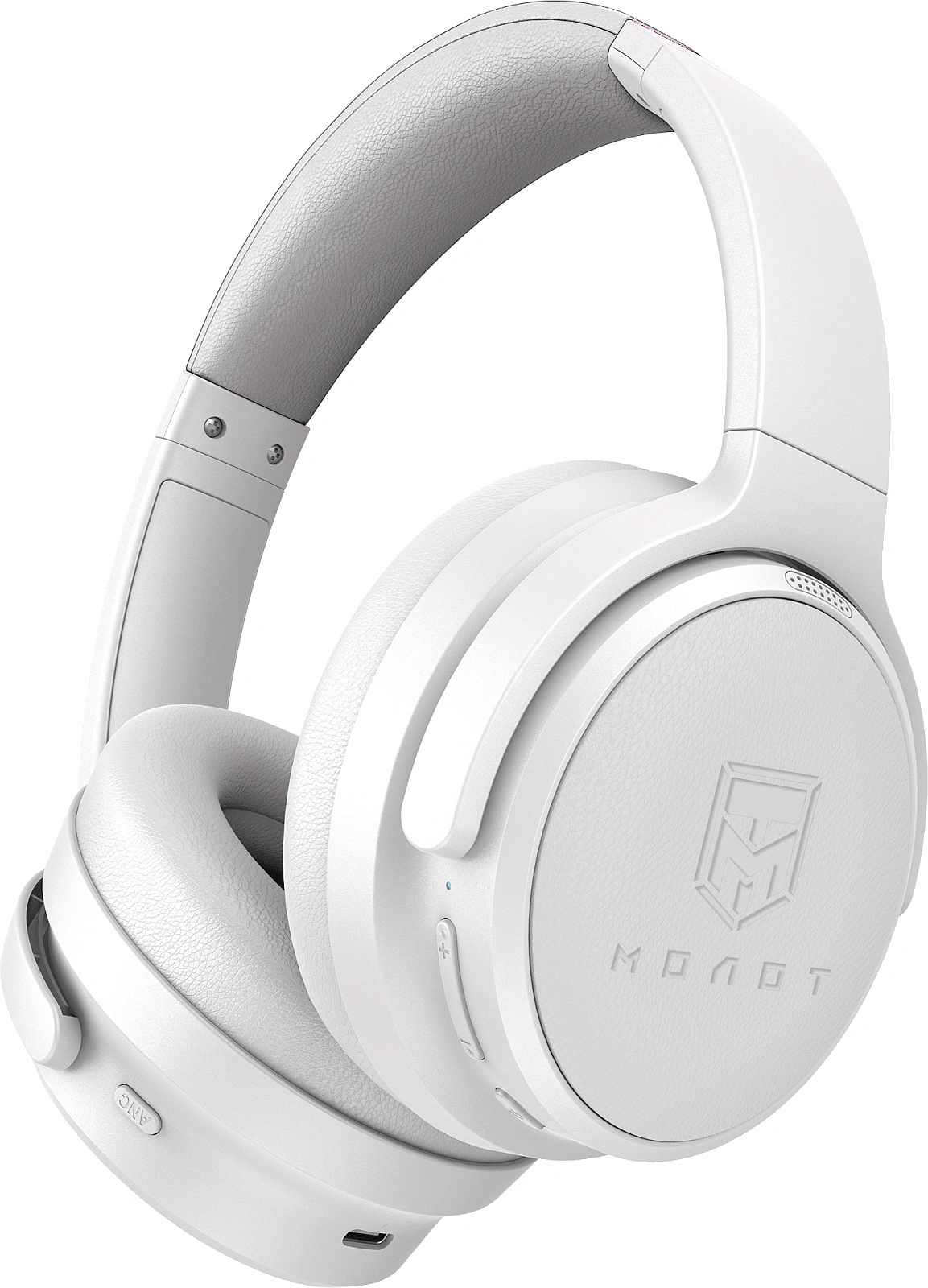 Гарнитура накладные Ural Молот Н130 белый беспроводные bluetooth оголовье (УРАЛ МОЛОТ Н130 БЕЛЫЕ) — миниатюра 4