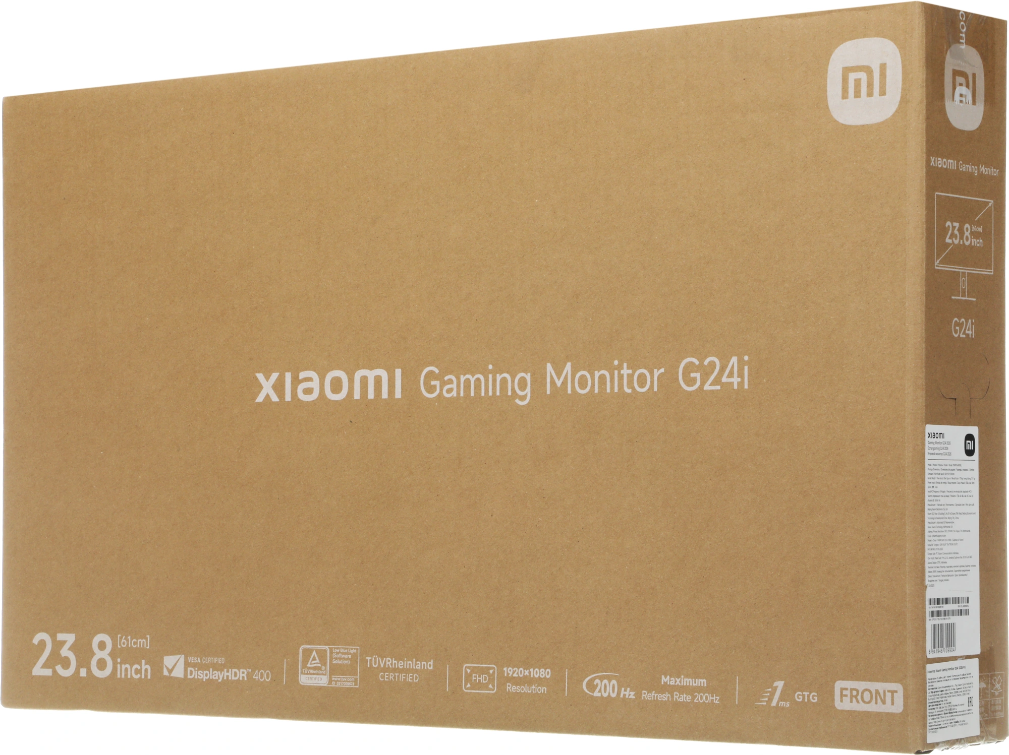 Монитор Xiaomi 23.8" G24i 2026 черный IPS LED 16:9 HDMI матовая 1000:1 400cd 178гр/178гр 1920x1080 200Hz FreeSync Premium DP FHD 3кг — миниатюра 5