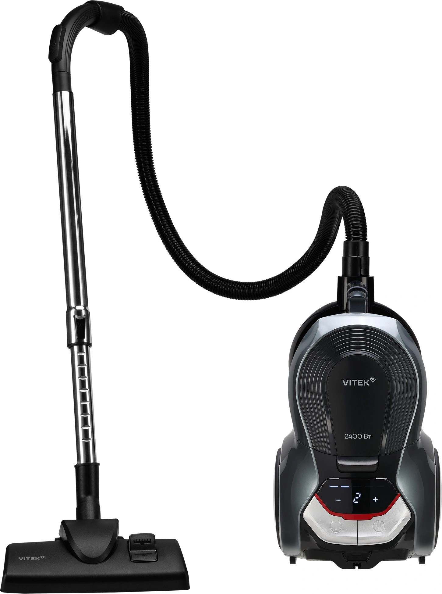 Пылесос Vitek VT-CV4060 2400Вт серый/серебристый — миниатюра 2