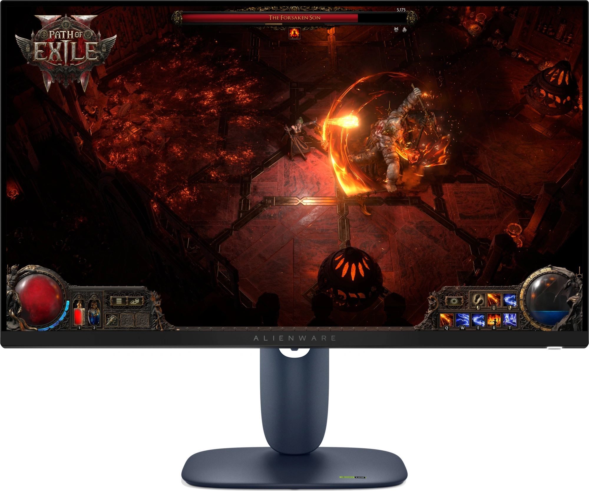 Монитор Dell 27" Alienware AW2725DM черный Fast IPS LED 16:9 HDMI матовая HAS Piv 1000:1 400cd 178гр/178гр 2560x1440 180Hz FreeSync DP 2K USB 6.57кг — фото 1