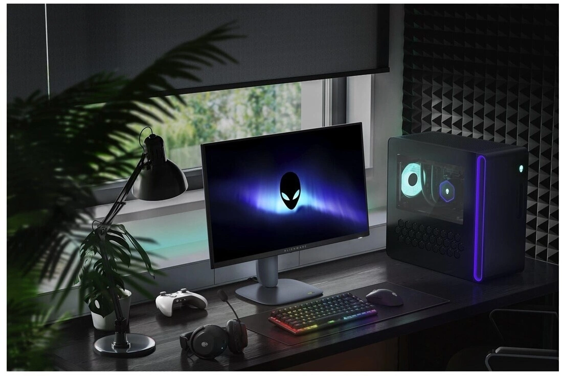 Монитор Dell 27" Alienware AW2725DM черный Fast IPS LED 16:9 HDMI матовая HAS Piv 1000:1 400cd 178гр/178гр 2560x1440 180Hz FreeSync DP 2K USB 6.57кг — миниатюра 7
