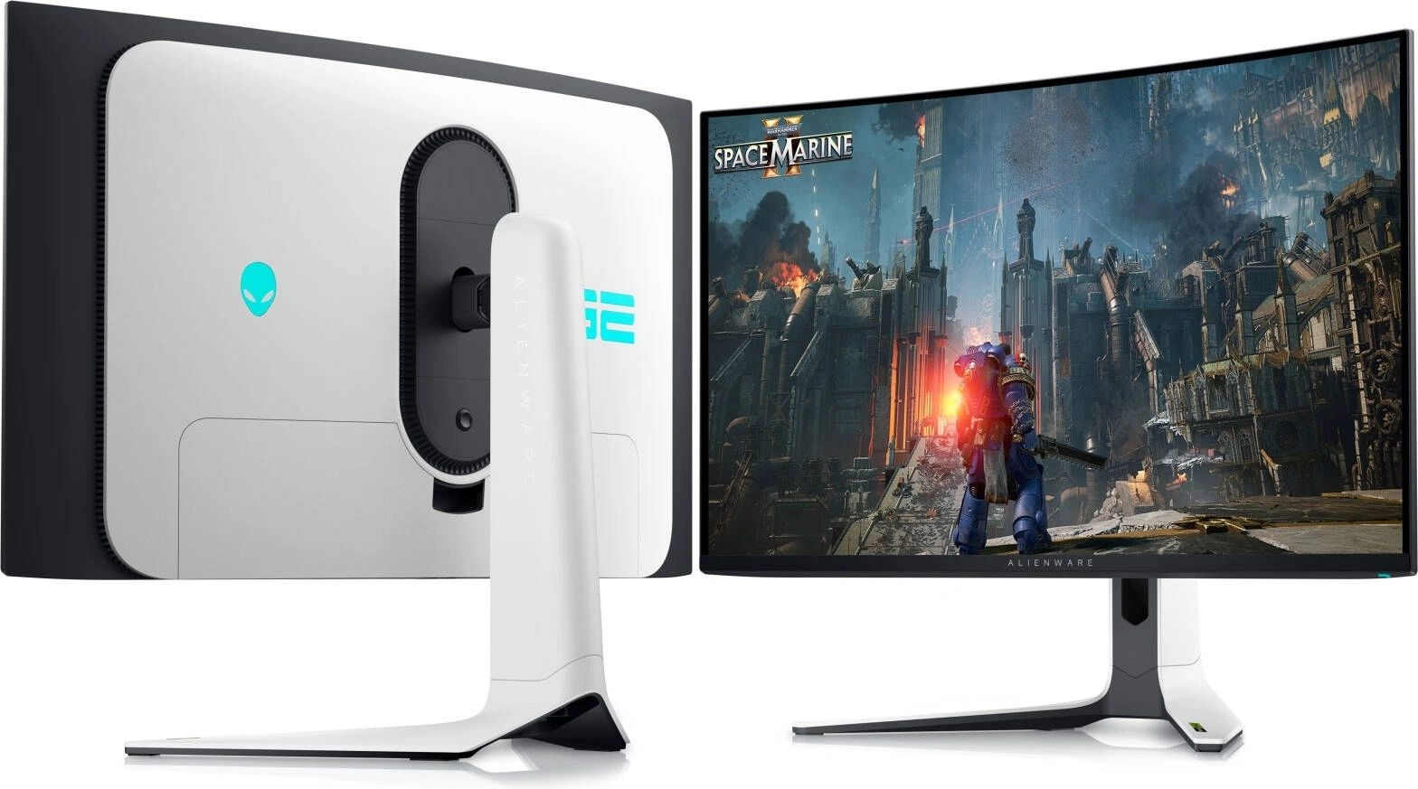 Монитор Dell 31.6" Alienware AW3225QF белый QD OLED LED 16:9 HDMI матовая HAS Piv 1000cd 178гр/178гр 3840x2160 240Hz G-Sync DP 4K USB 9.35кг — миниатюра 6