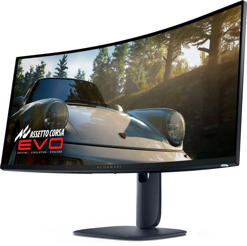 Монитор Dell 34" Alienware AW3425DW черный QD OLED LED 21:9 HDMI матовая HAS Piv 1000cd 178гр/178гр 3440x1440 240Hz FreeSync Premium Pro DP UW USB 8.14кг — миниатюра 3