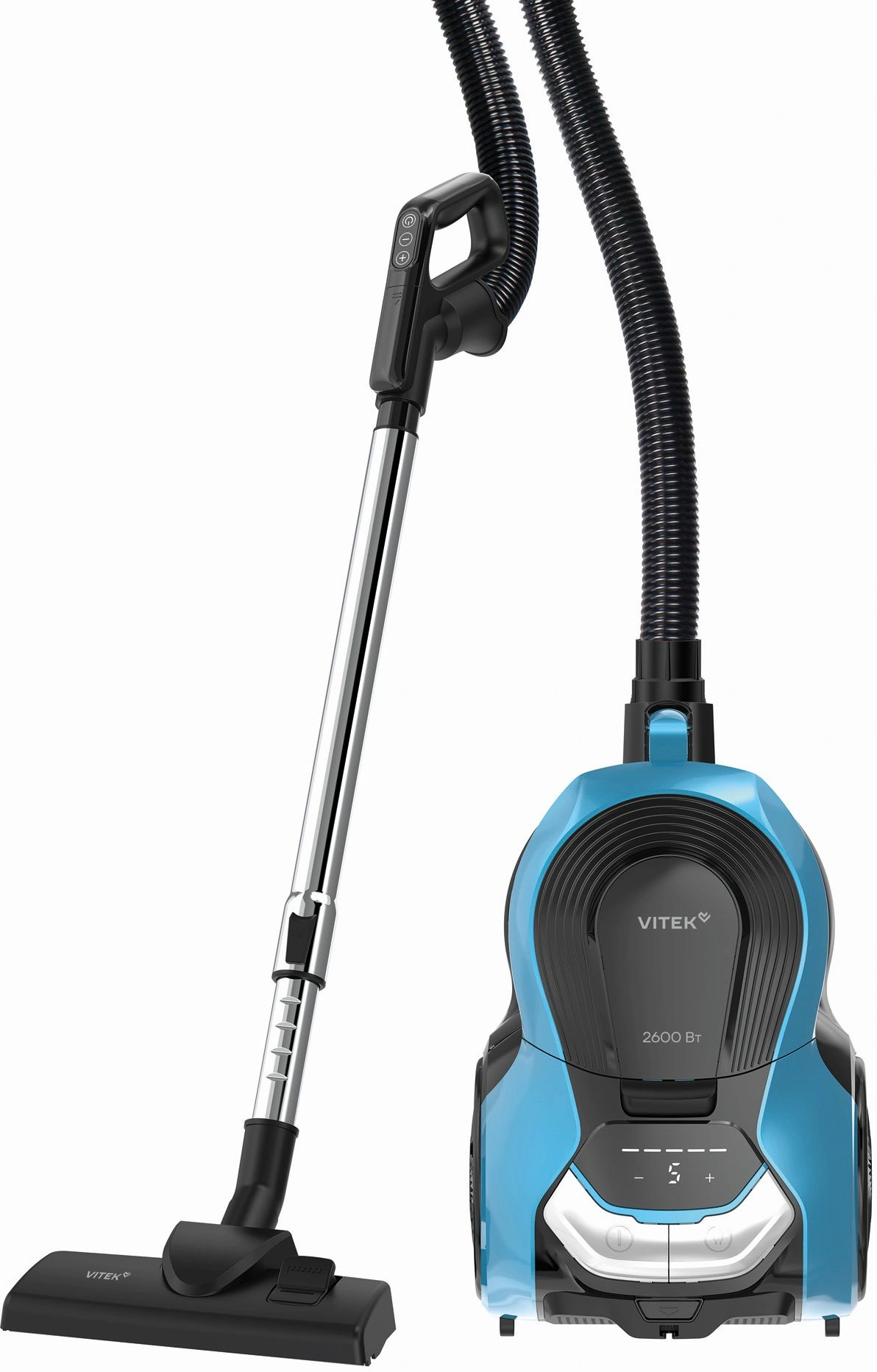 Пылесос Vitek VT-CV5410 2600Вт голубой/серебристый — фото 1