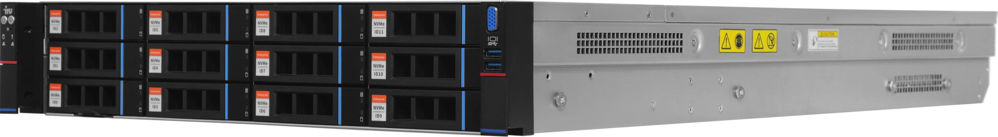 Сервер IRU Rock g2212p 2x6338N 4x32Gb 9460-8i AST2500 2P 1G + 2P 10G SFP+ 2x1300W w/o OS (2159977) — миниатюра 9