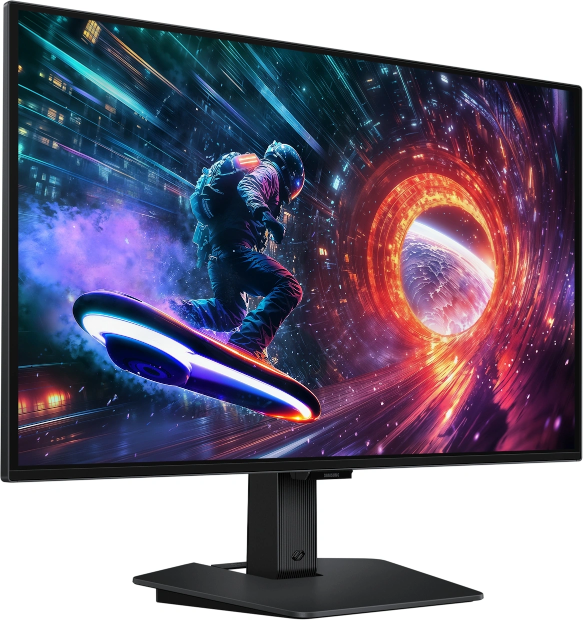 Монитор Samsung 27" Odyssey OLED G5 S27FG502SIXCI черный OLED LED 16:9 HDMI матовая 1000000:1 200cd 178гр/178гр 2560x1440 180Hz G-Sync FreeSync DP Quad HD 2K (1440p) 3.3кг — миниатюра 2