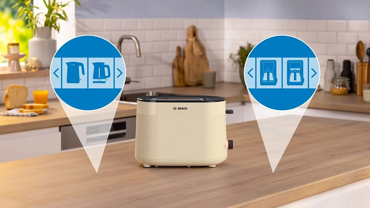 Тостер Bosch TAT2M127 950Вт бежевый — миниатюра 6