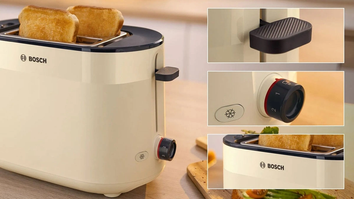 Тостер Bosch TAT2M127 950Вт бежевый — миниатюра 9