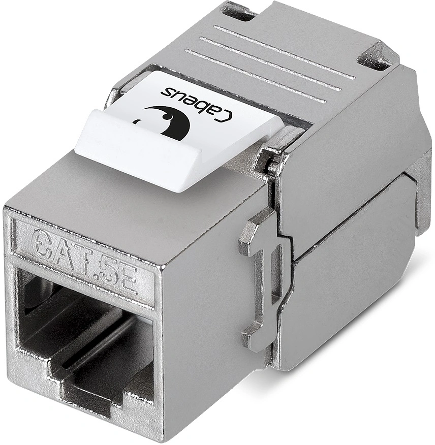 Модуль Cabeus KJ-RJ45-CAT.5E-SH-180-TOOLLESS информ. Keystone RJ45 кат.5E бронз. — фото 1