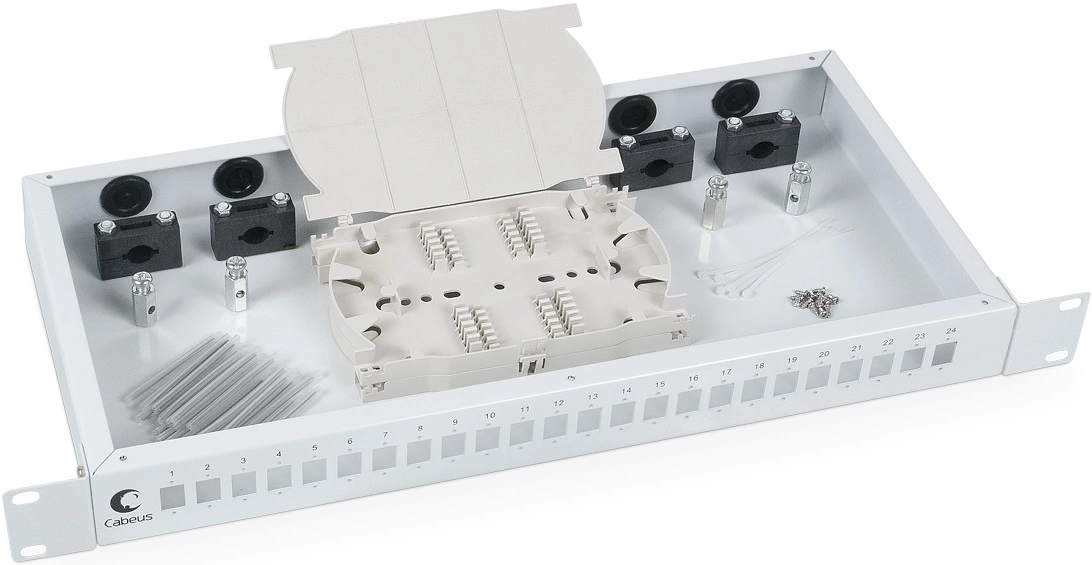 Кросс CabeusFO-19-24SC 1U 24xSC/LC дупл. — миниатюра 2