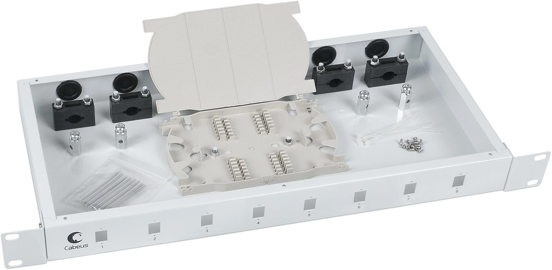 Кросс CabeusFO-19-8SC 1U 8xSC/LC дупл. — миниатюра 2