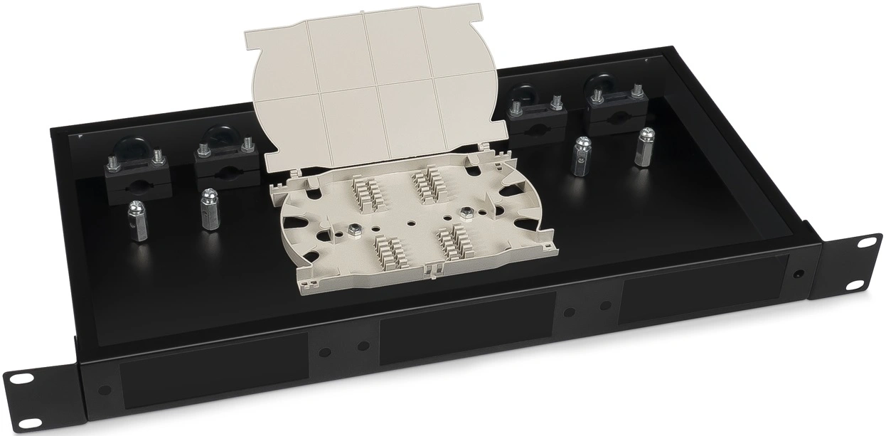 Кросс CabeusFO-19-3FP FO-19-3FP-BK 1U 24xSC/LC дупл. — миниатюра 2