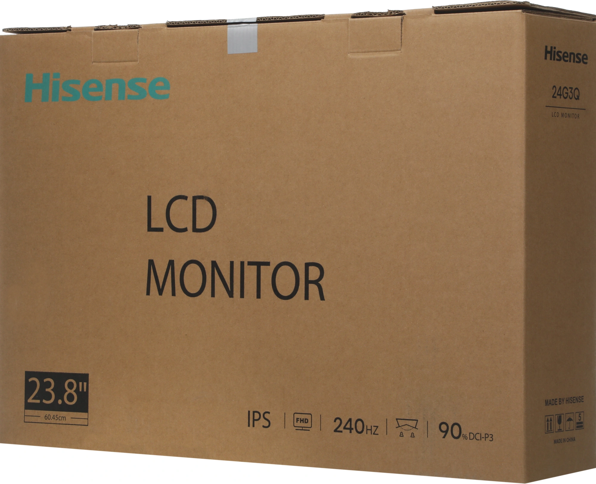 Монитор Hisense 23.8" 24G3Q черный IPS LED 1ms 16:9 HDMI матовая 1000:1 320cd 178гр/178гр 1920x1080 240Hz FreeSync DP FHD 3.2кг — миниатюра 8