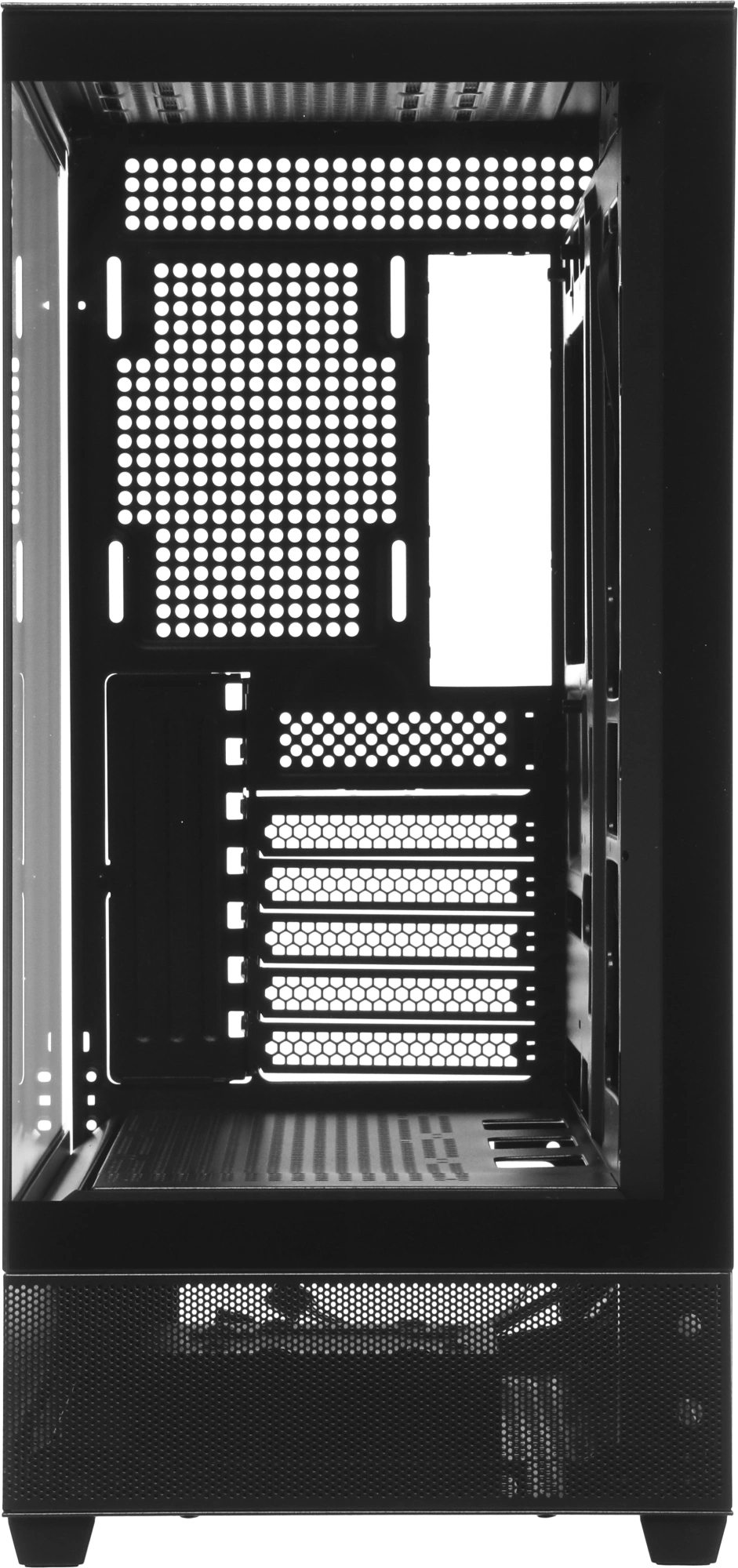 Корпус Accord ACC-ZA11B черный без БП ATX 10x120mm 1xUSB2.0 2xUSB3.0 audio bott PSU — миниатюра 3