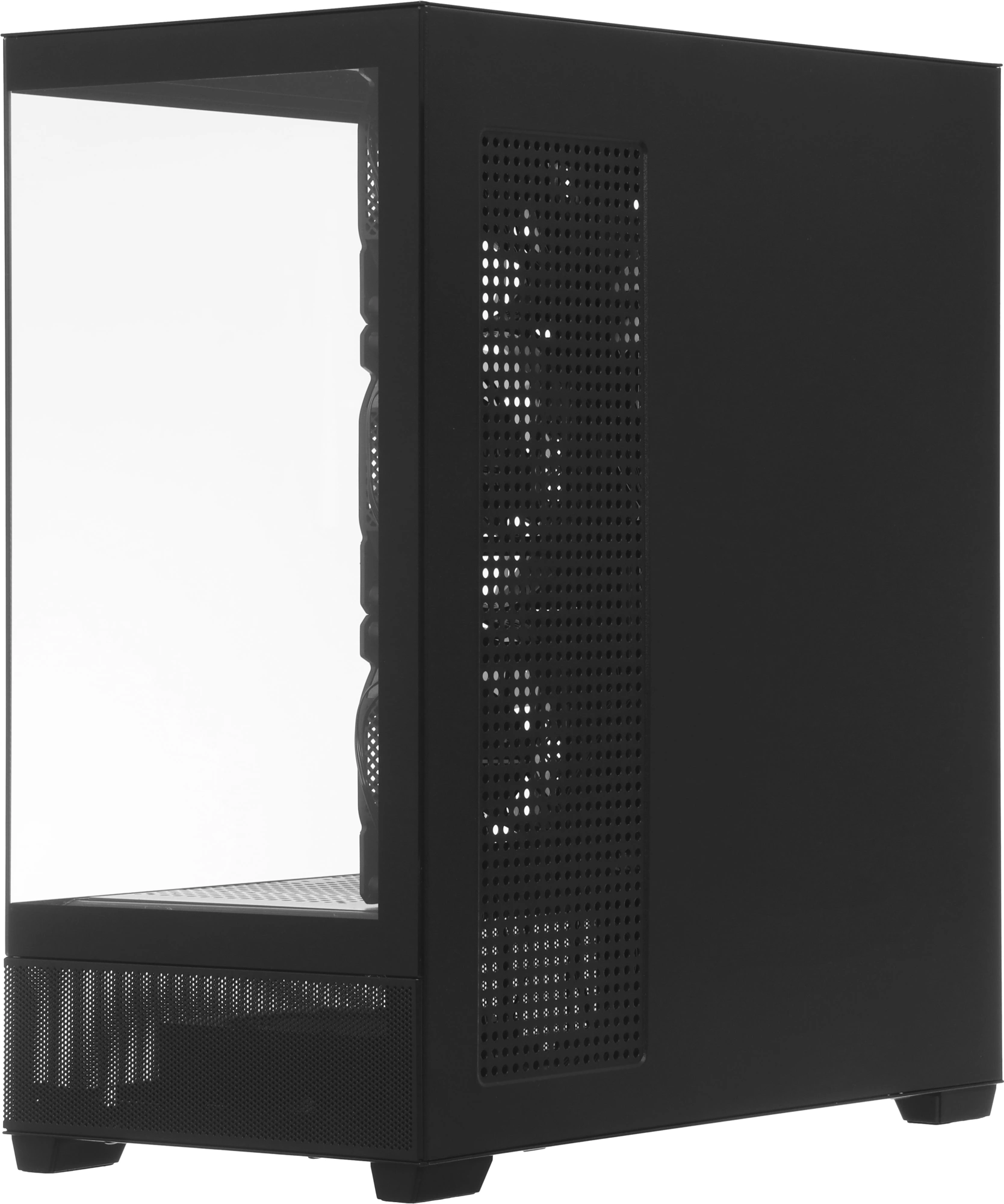 Корпус Accord ACC-ZA11B AR черный без БП ATX 3x120mm 1xUSB2.0 2xUSB3.0 audio bott PSU — миниатюра 4