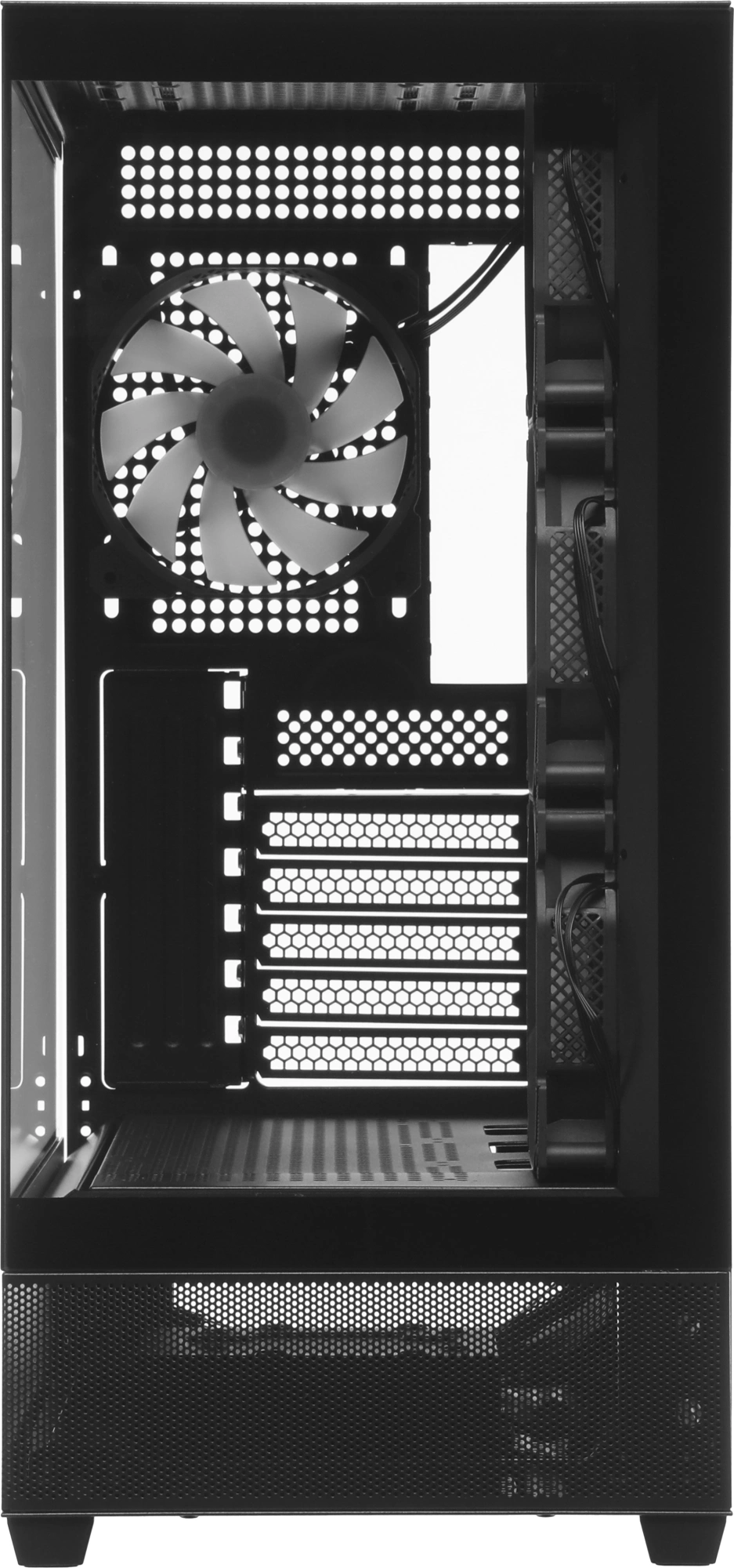 Корпус Accord ACC-ZA11B AR черный без БП ATX 3x120mm 1xUSB2.0 2xUSB3.0 audio bott PSU — миниатюра 3