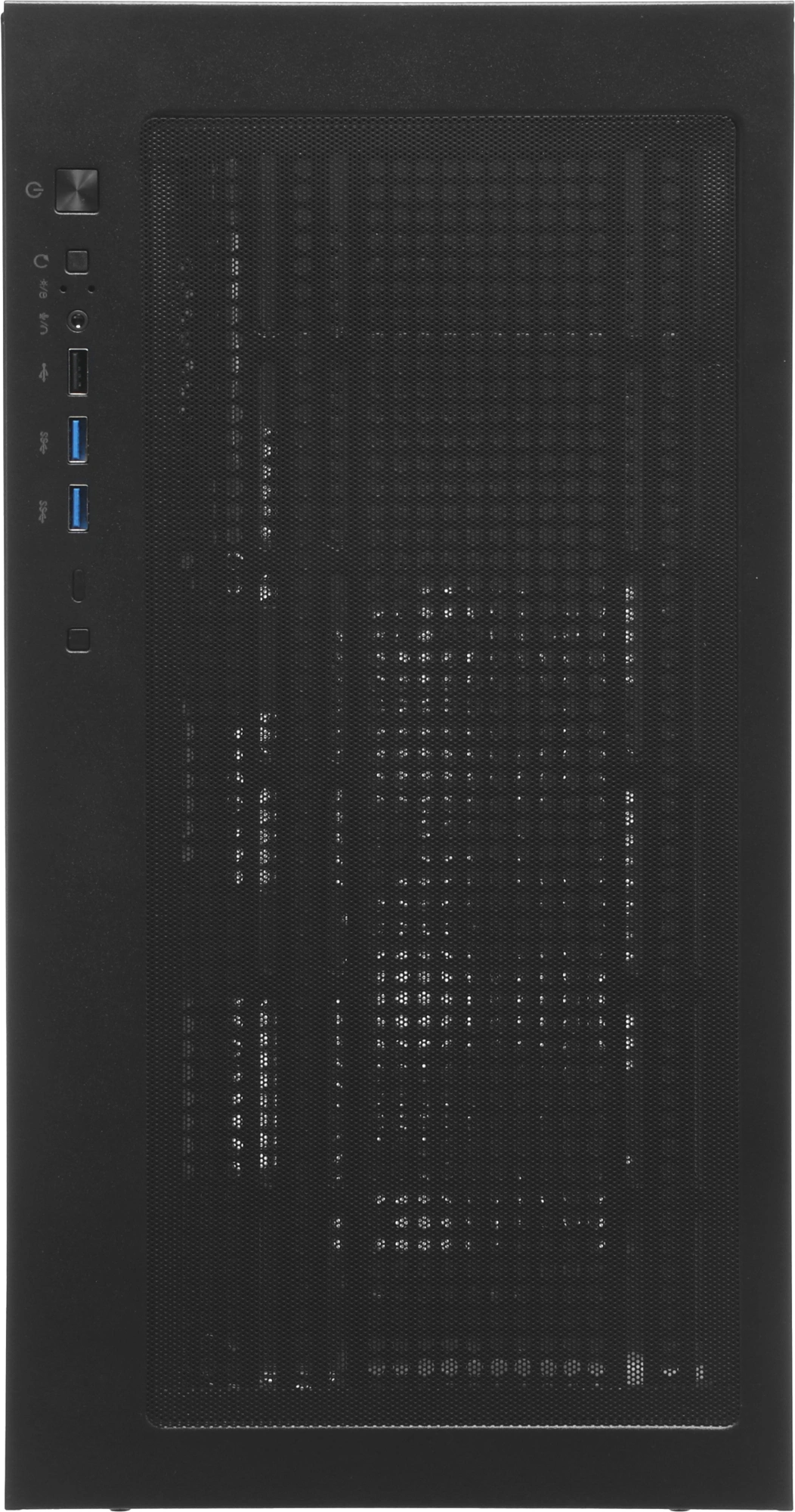 Корпус Accord ACC-ZA11B AR черный без БП ATX 3x120mm 1xUSB2.0 2xUSB3.0 audio bott PSU — миниатюра 6