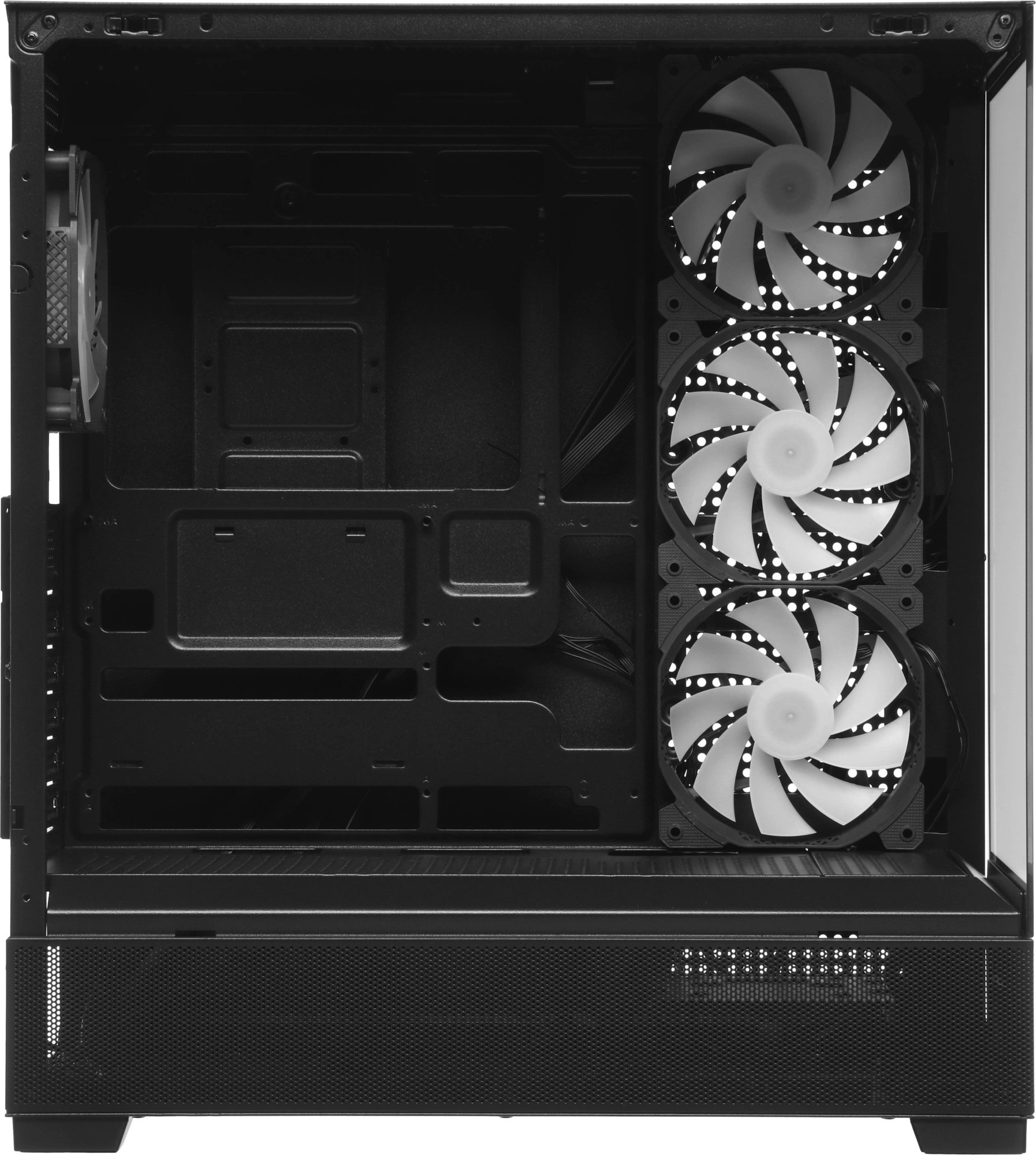 Корпус Accord ACC-ZA11B AR черный без БП ATX 3x120mm 1xUSB2.0 2xUSB3.0 audio bott PSU — миниатюра 10