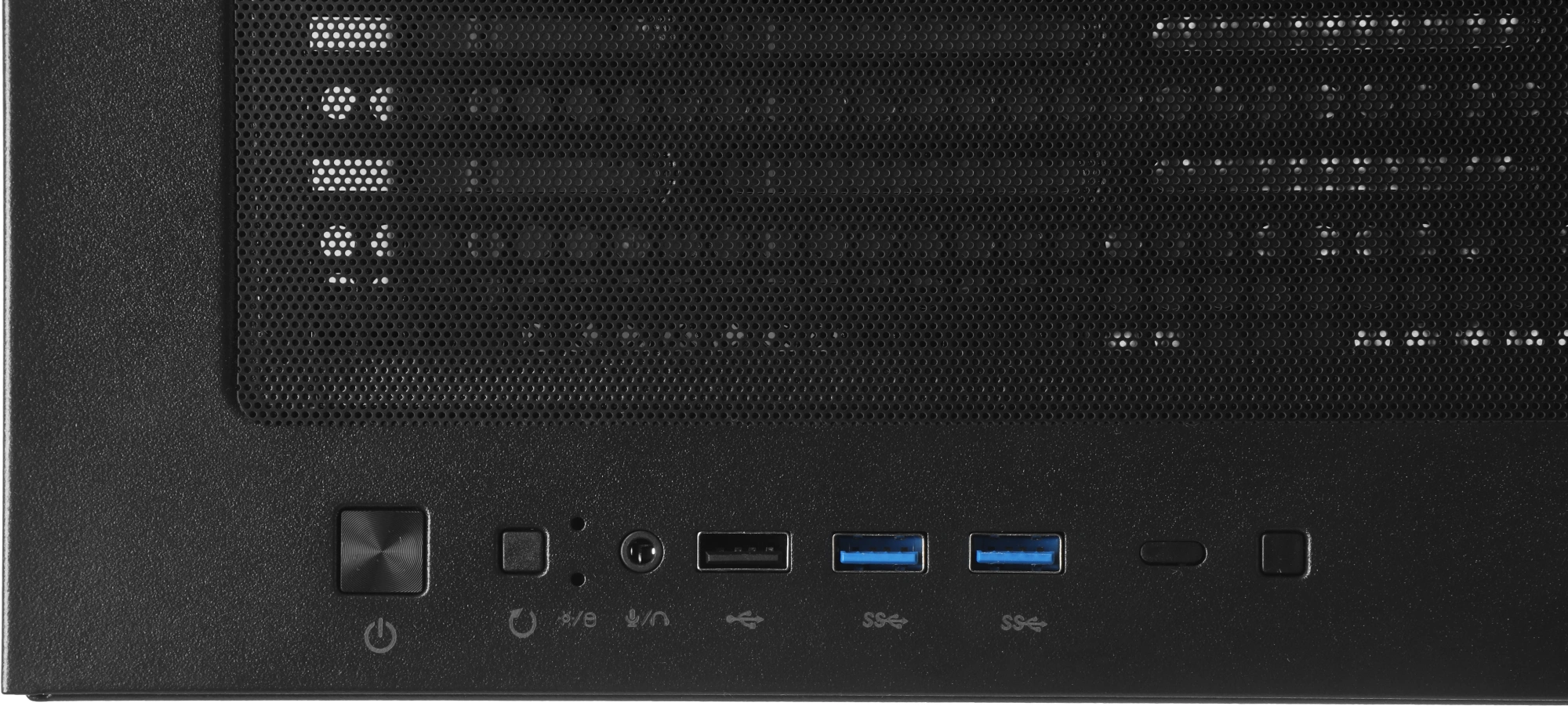 Корпус Accord ACC-ZA11B AR черный без БП ATX 3x120mm 1xUSB2.0 2xUSB3.0 audio bott PSU — миниатюра 7