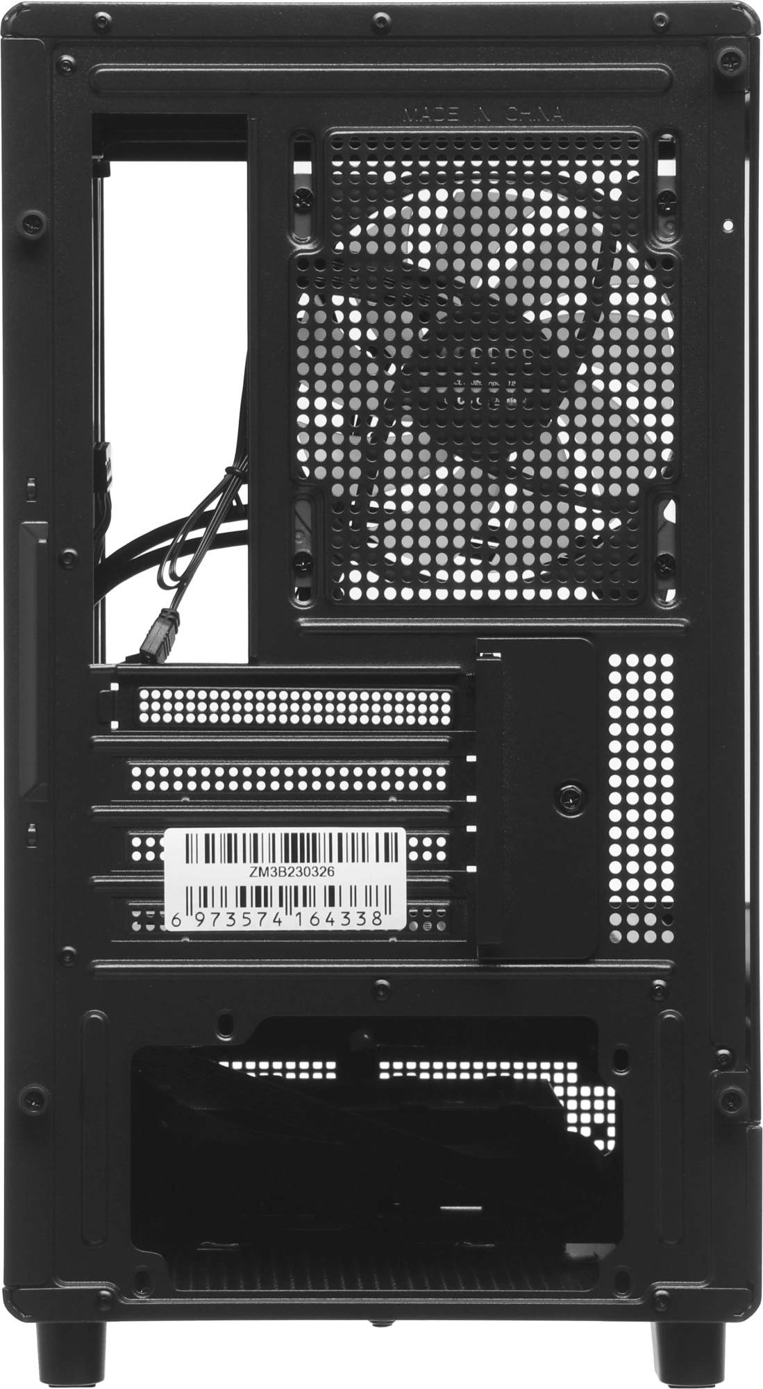 Корпус Accord ACC-ZM3B черный без БП mATX 4x120mm 2x140mm 2xUSB2.0 1xUSB3.0 audio bott PSU — миниатюра 6