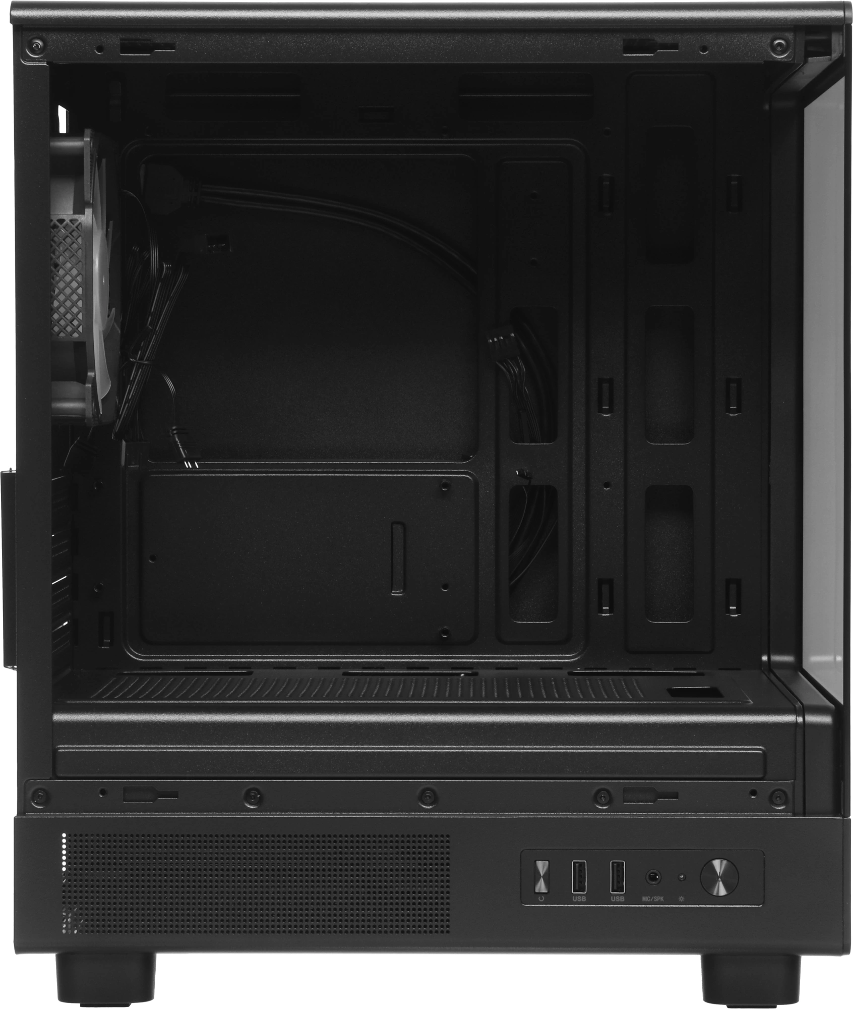 Корпус Accord ACC-ZM3B черный без БП mATX 4x120mm 2x140mm 2xUSB2.0 1xUSB3.0 audio bott PSU — миниатюра 12