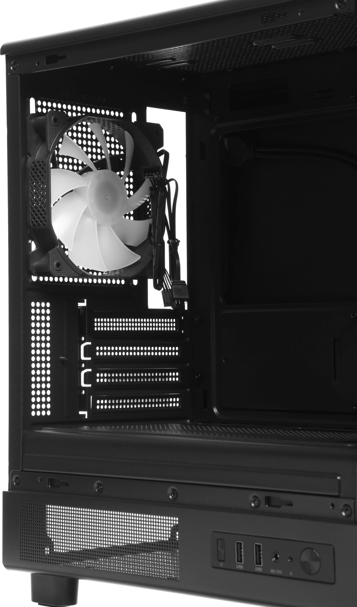 Корпус Accord ACC-ZM3B черный без БП mATX 4x120mm 2x140mm 2xUSB2.0 1xUSB3.0 audio bott PSU — миниатюра 13