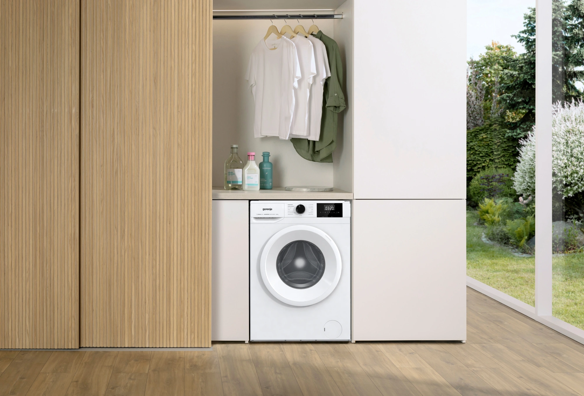 Стиральная машина Gorenje W5NGPI72SBS/C класс: A загр.фронтальная макс.:7кг белый инвертор — миниатюра 12